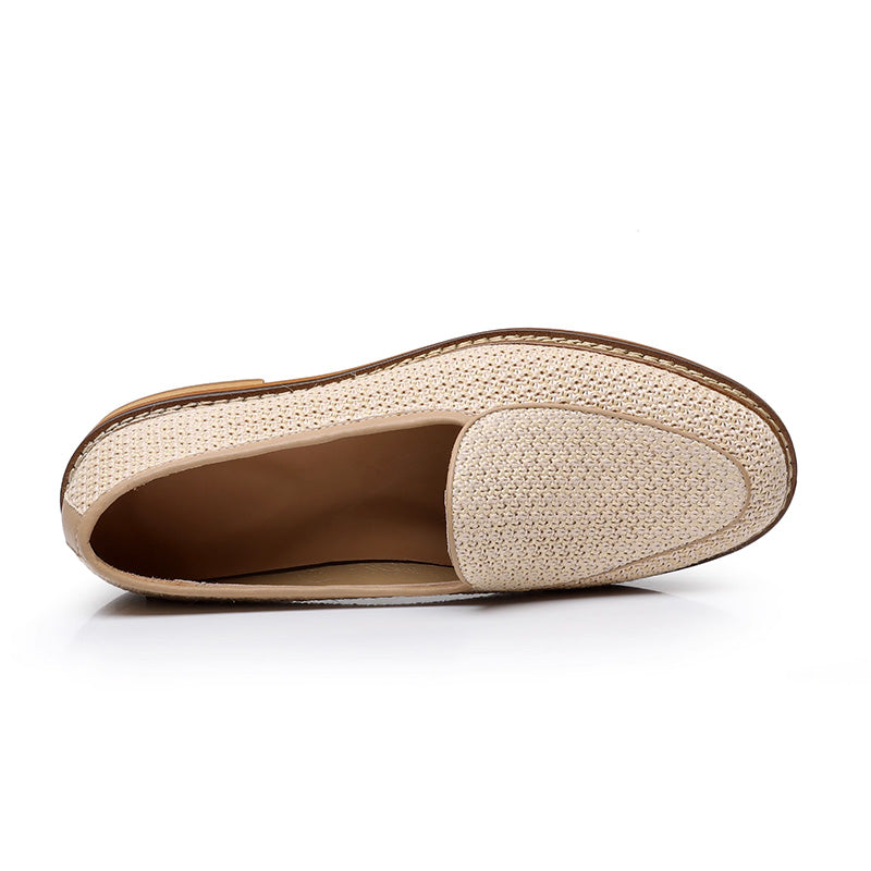 Men's Slip-On Loafers: Artisan Stitching & Layered Sole Architecture