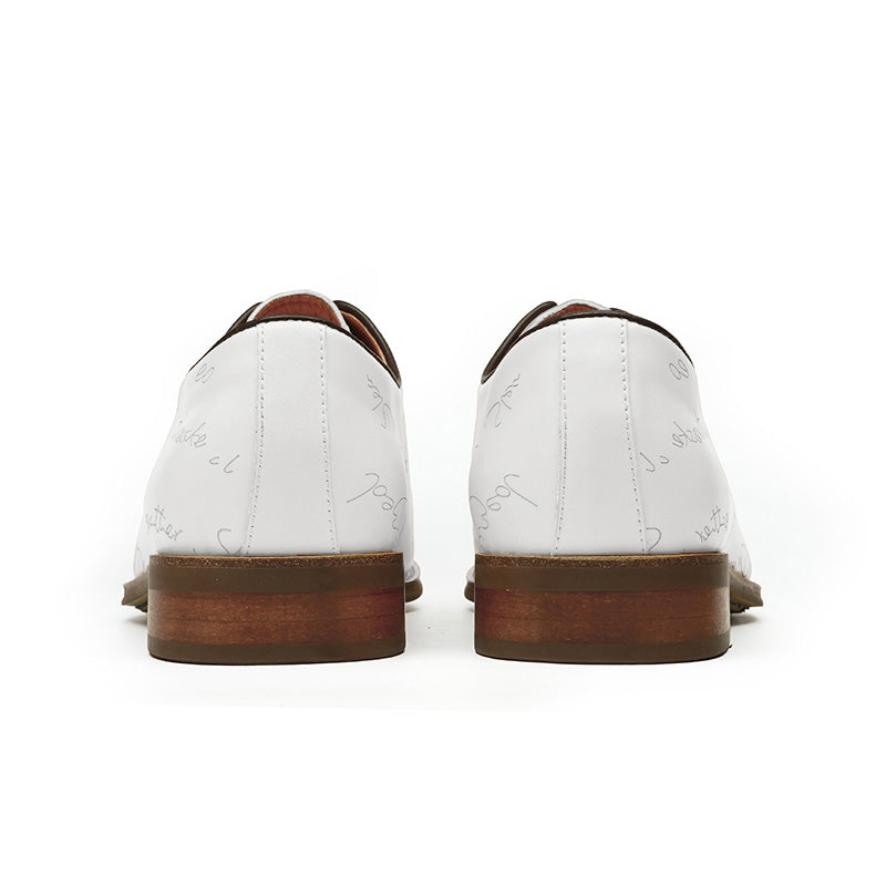 Men's Oxfords Shoes Handwritten Dress Shoes