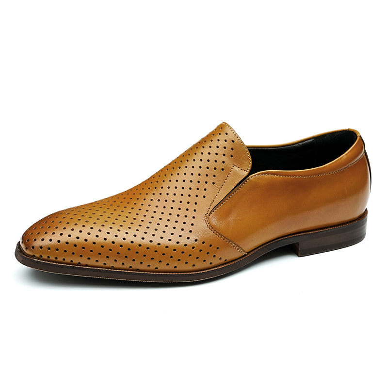 Men's Leather Loafers Breathable All-Day Comfort