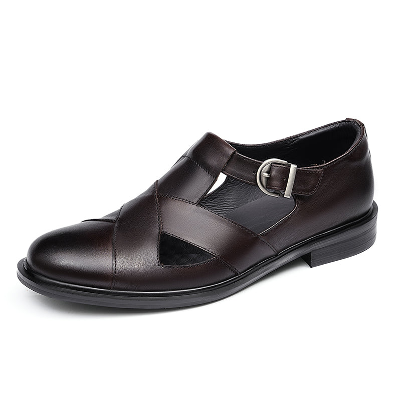 Men’s Leather Fisherman Dress Sandals