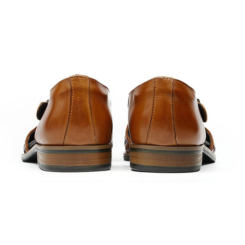 Classic Woven Leather Men's Sandal