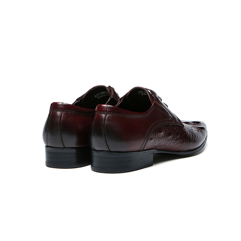 Men’s Glossy Leather Derby Shoes