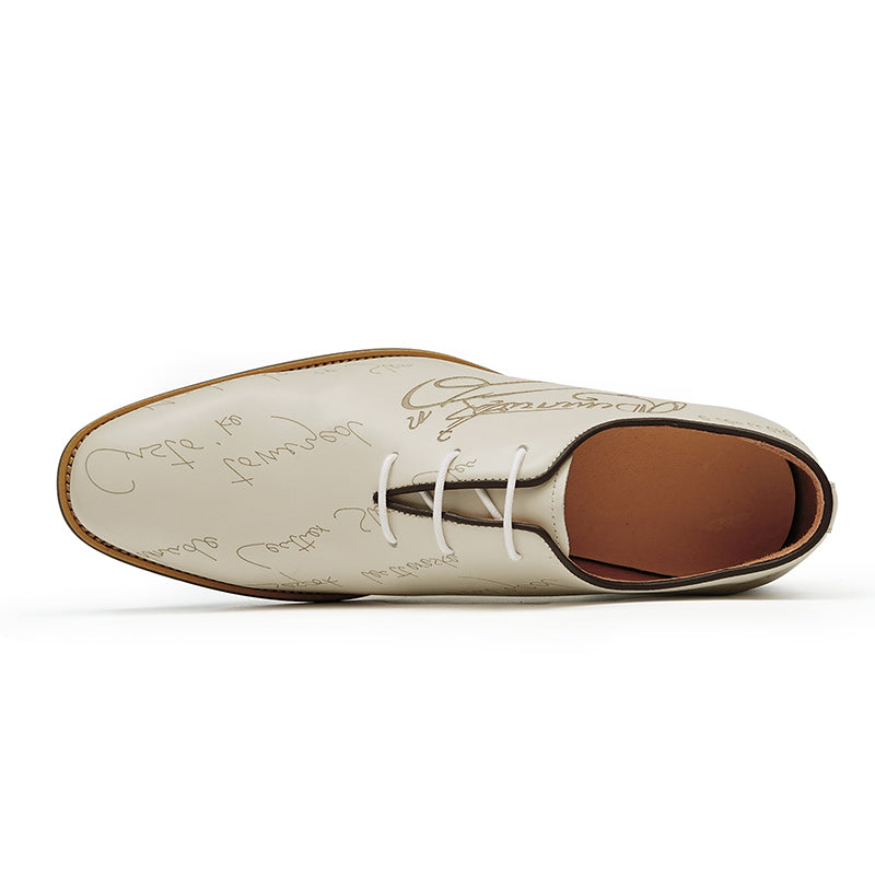 Men's Oxfords Shoes Handwritten Dress Shoes