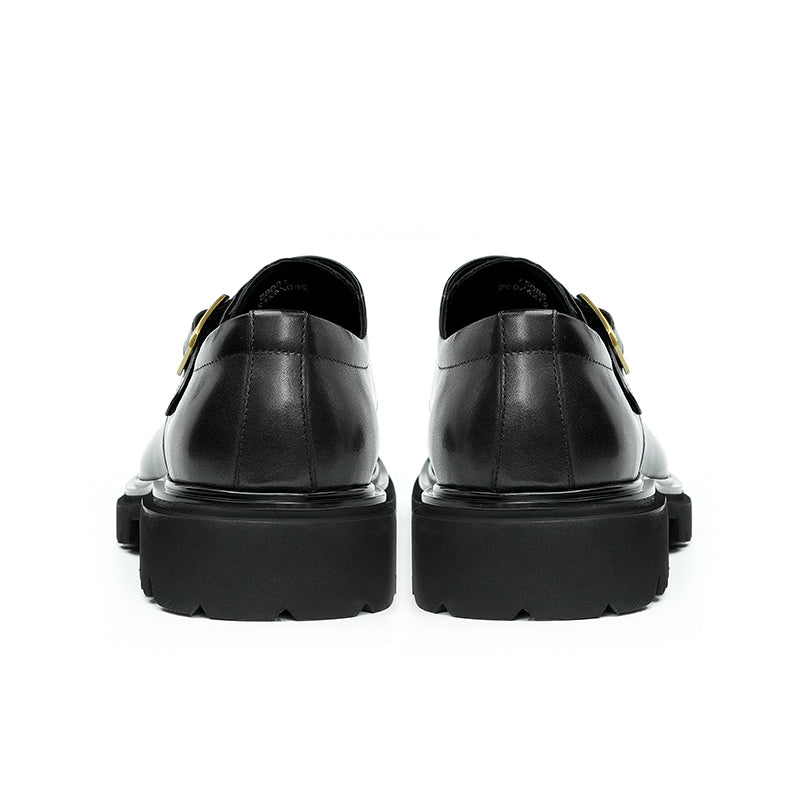 Men's Square-Toe Monk Strap Shoes