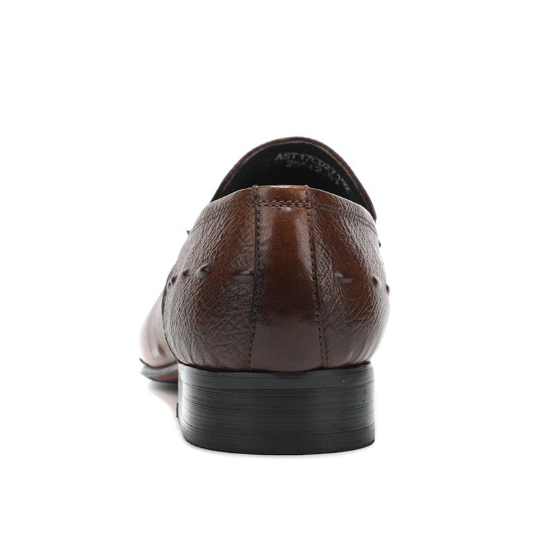 Men’s Exotic Crocodile-Embossed Leather Loafers