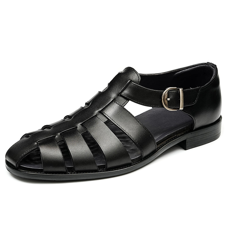 Classic Men’s Leather Fisherman Dress Sandals