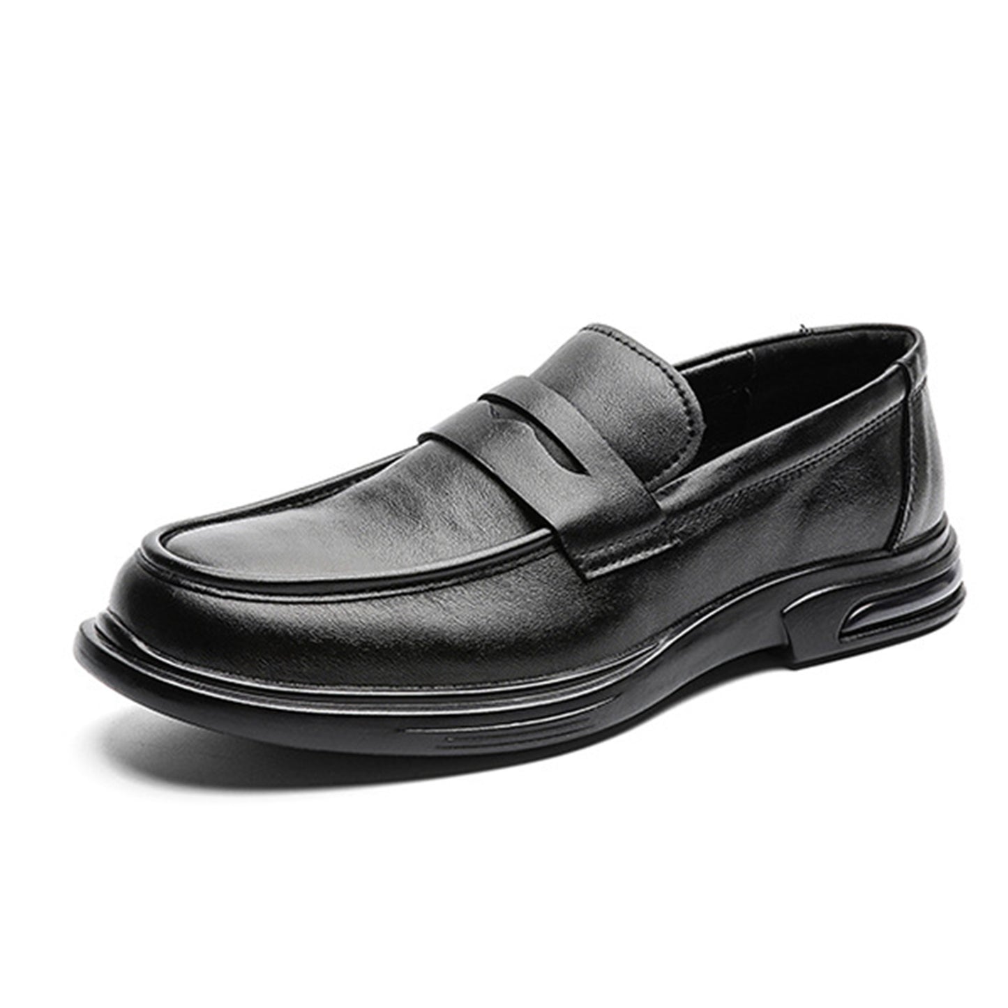 Men's Loafer Shoes Elegant Slip-On with a Clean Seam and Structured Sole