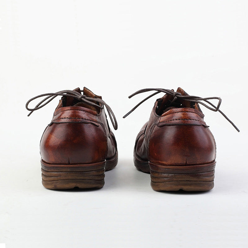 Men's Oxford Shoes Vintage Handcrafted Leather