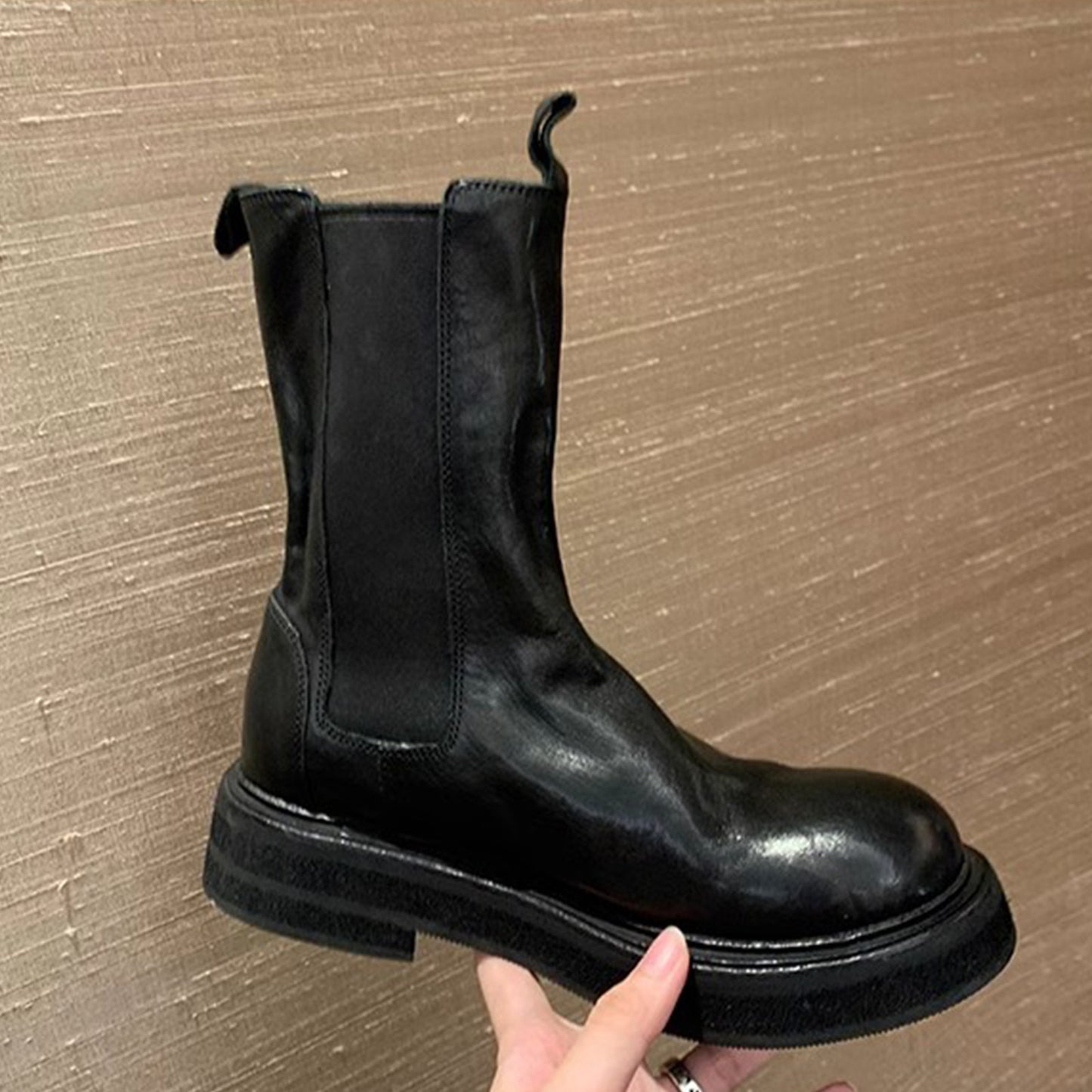 Women's The Confident City Boot: Sculptural Platform & Sleek Contour