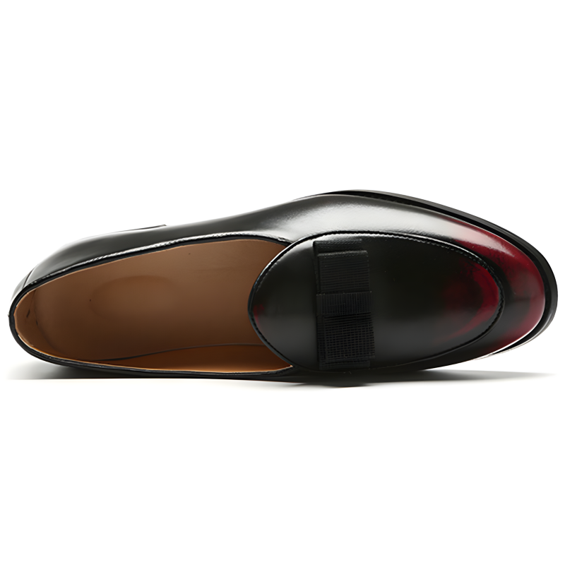 Men’s Patent Leather Bow Loafers