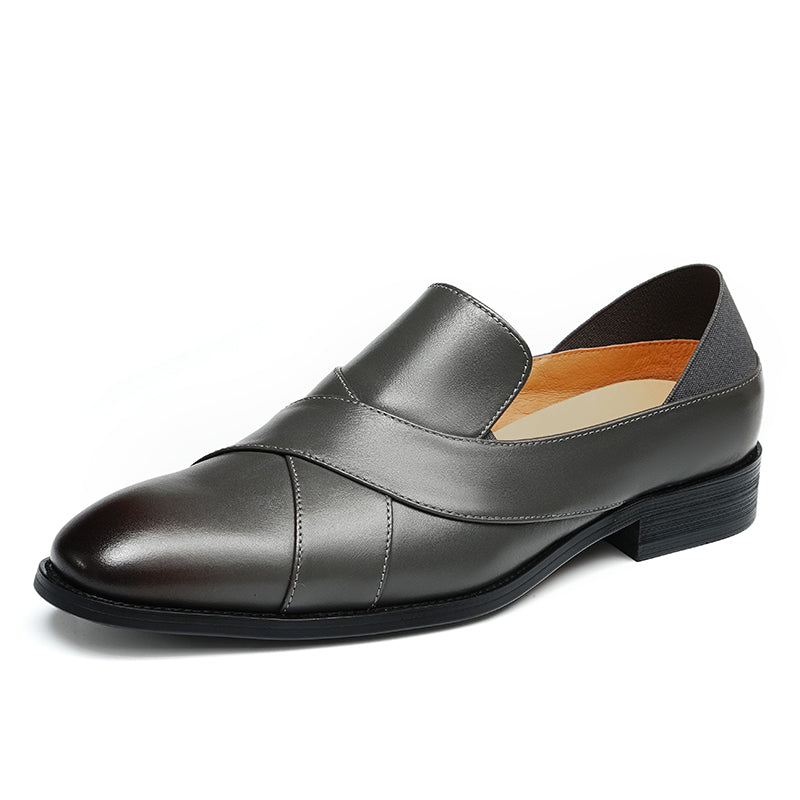 Men’s Loafers with Sleek Crossover Design