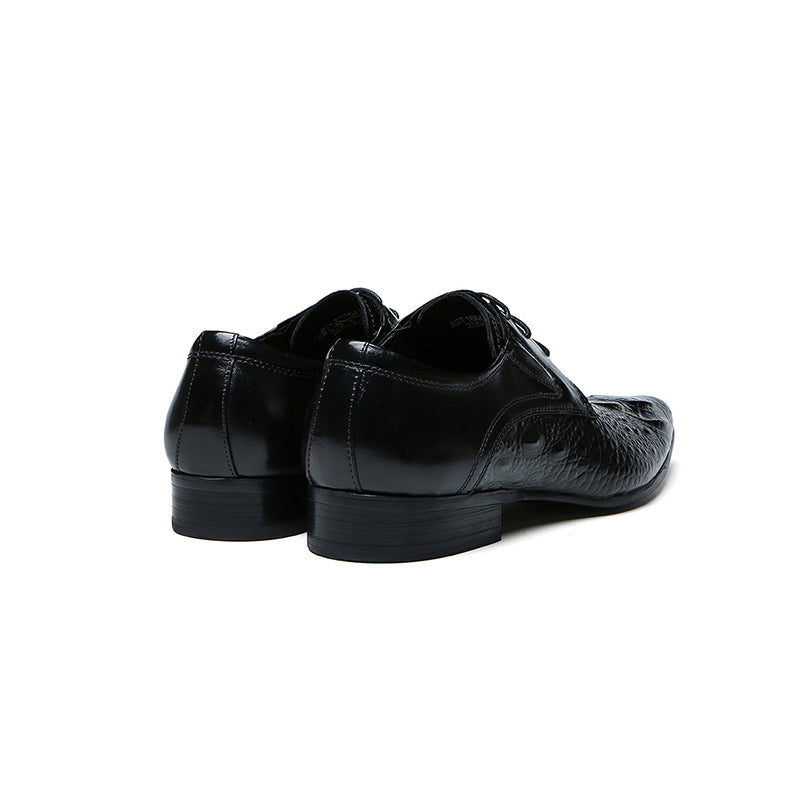 Men’s Glossy Leather Derby Shoes