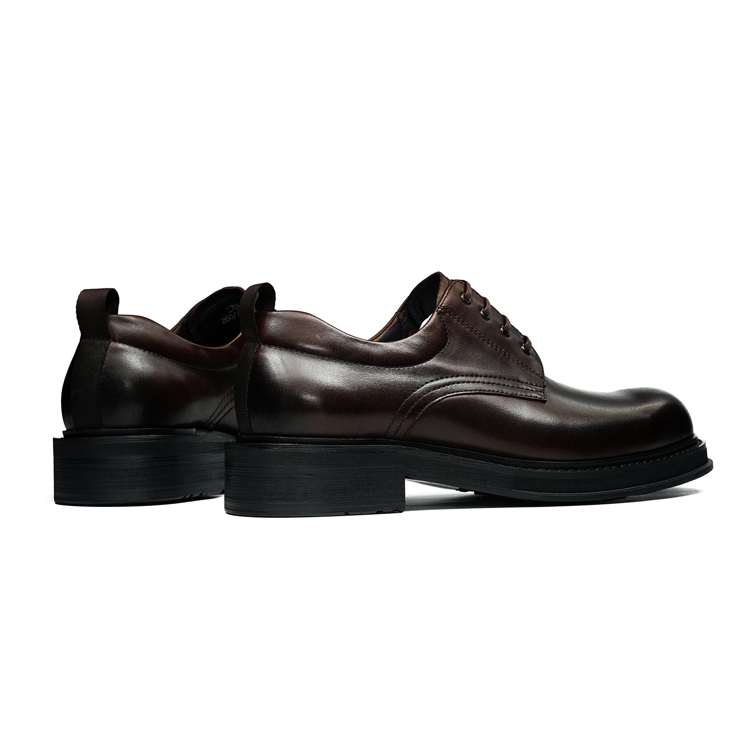 Urban Ease Men's Derby Shoes: Side Elastic Panels & Streamlined Design