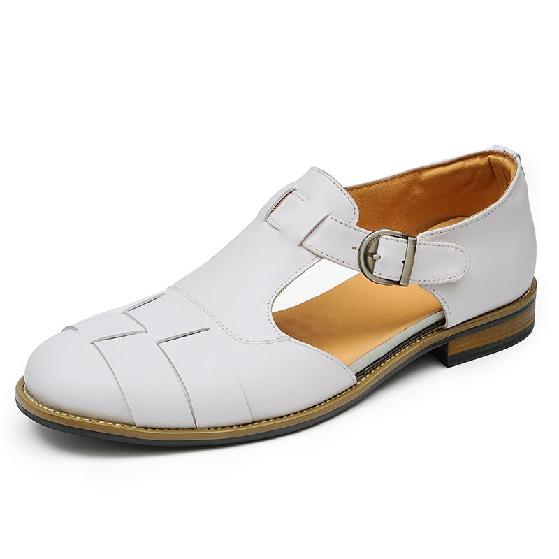 Classic Woven Leather Men's Sandal