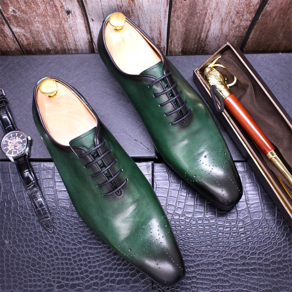 Men's Oxford Shoes Classic Brogue Handcrafted