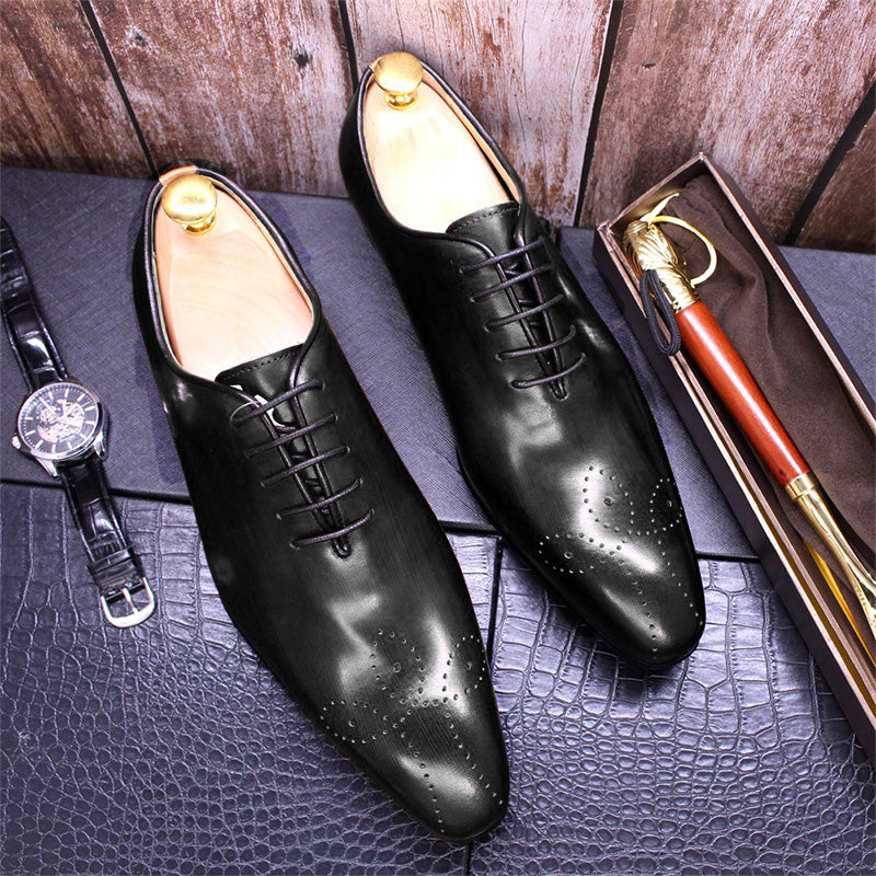 Men's Oxford Shoes Classic Brogue Handcrafted