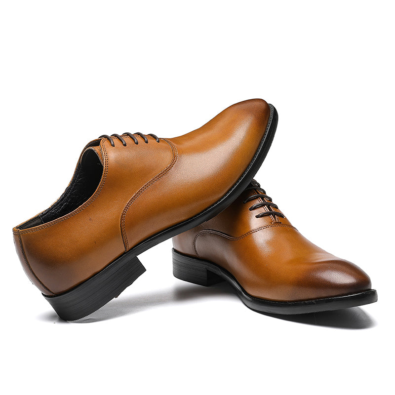 Men's Classic Oxford Shoes Precision Stitching Breathable Comfort