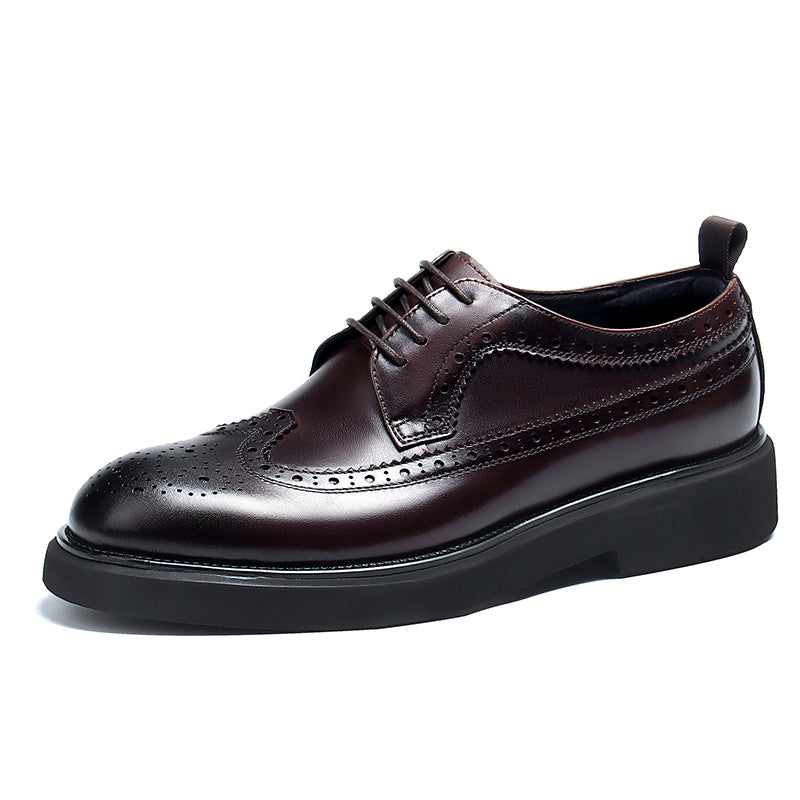 Men's Brogue Derby Dress Shoes