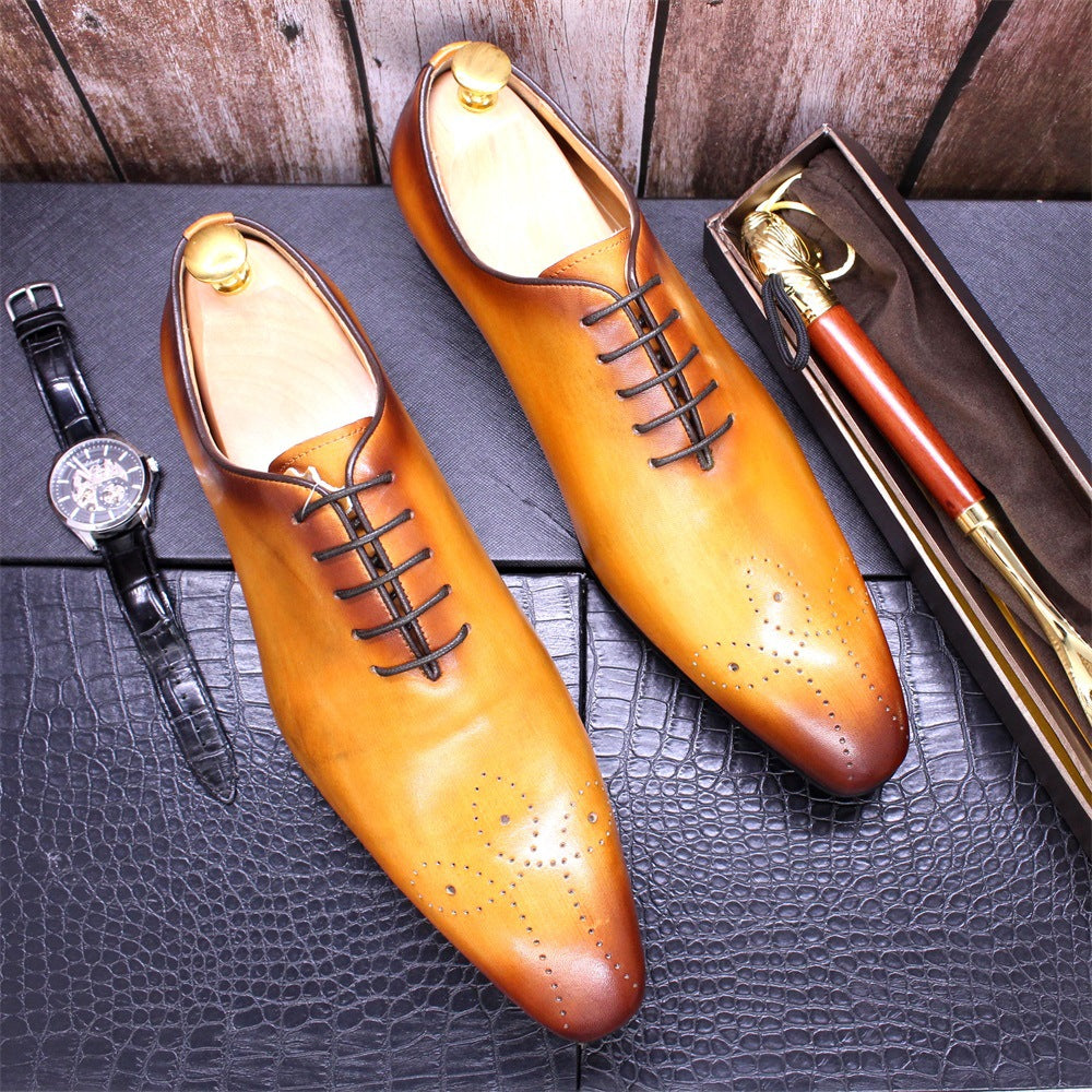 Men's Oxford Shoes Classic Brogue Handcrafted