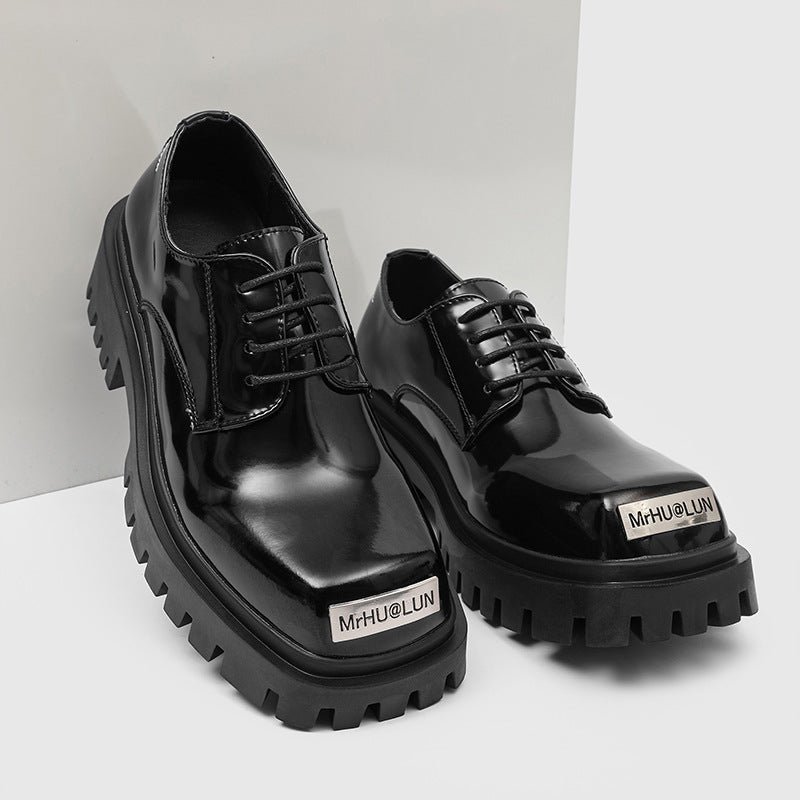 Men's Derby Shoes: Architectural Toe Detail & Elevated Comfort Foundation