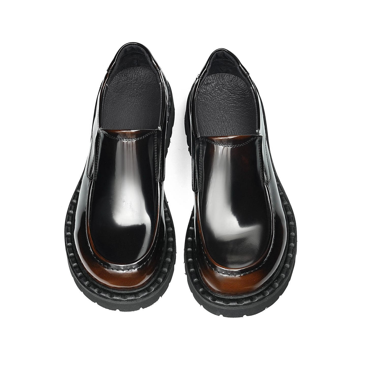 Men's Loafers: Sculpted Toe Design & Architectural Sole Definition