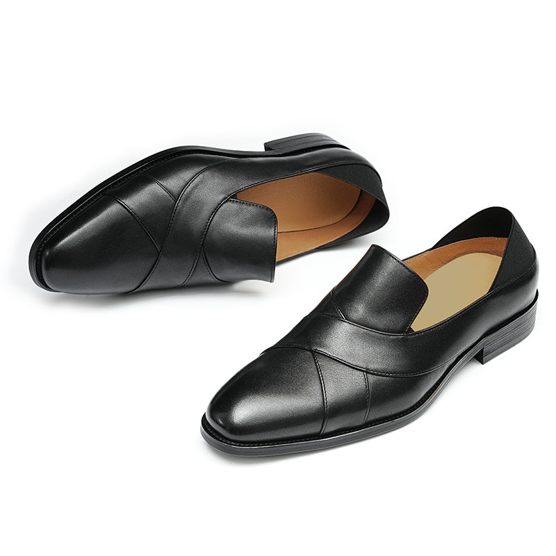 Men’s Loafers with Sleek Crossover Design