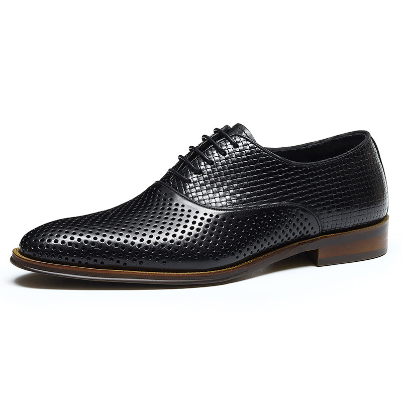 Men's Perforated Oxford Shoes Breathable Mesh