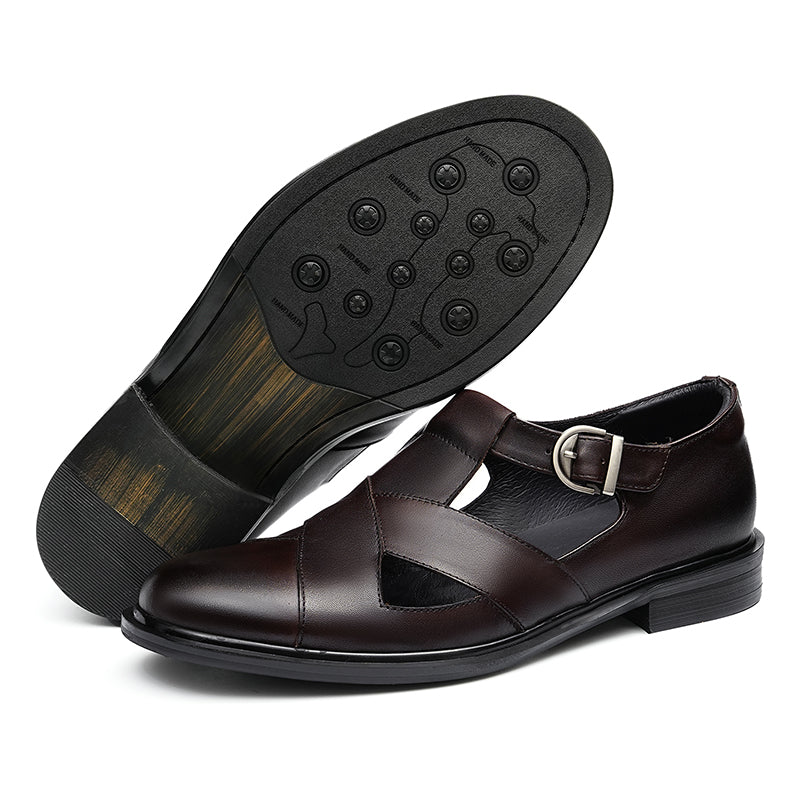 Men’s Leather Fisherman Dress Sandals