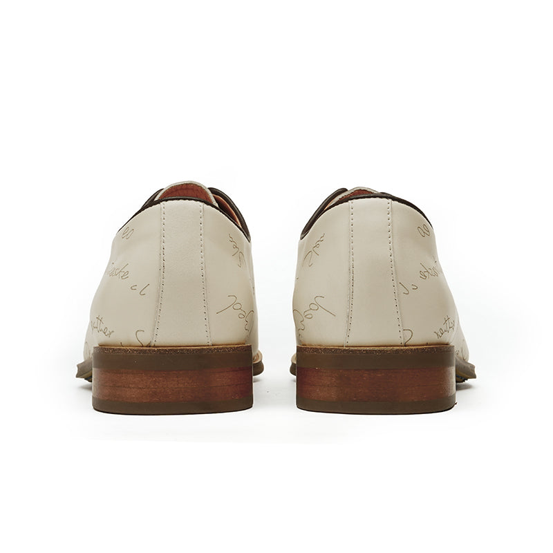 Men's Oxfords Shoes Handwritten Dress Shoes
