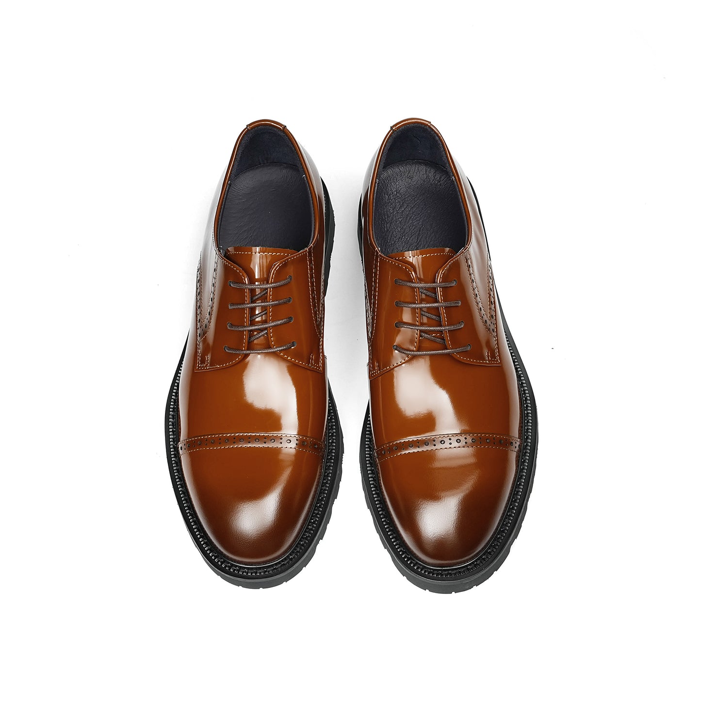 Men's Cap Toe Derby: Artisan Stitching & All-Terrain Assurance