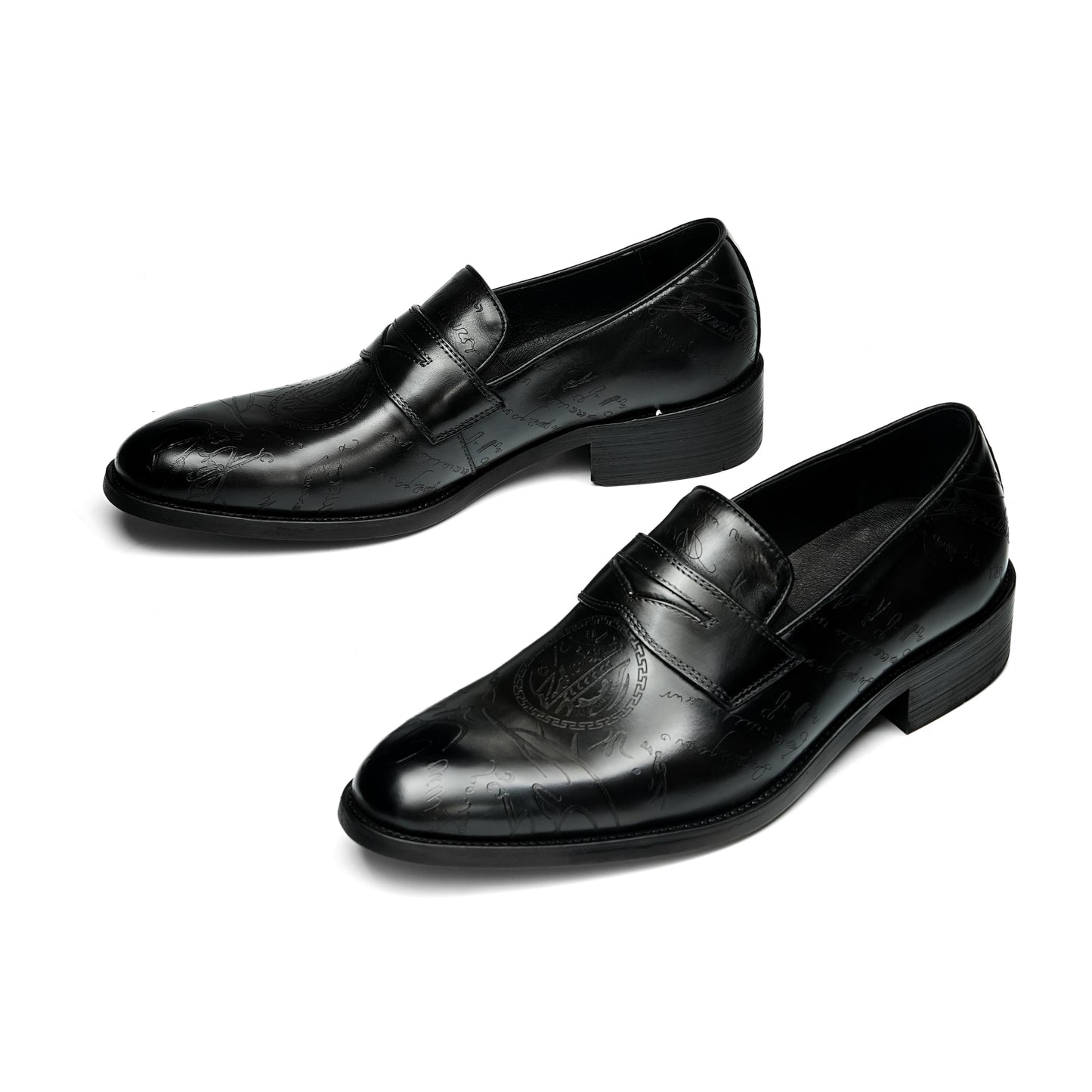 Men's Artisan-Carved Loafers: Intricate Detailing & Timeless Sophistication