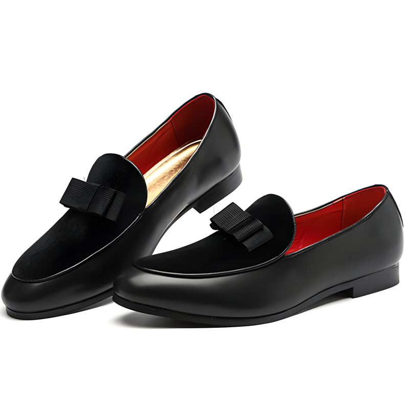 Men’s Loafers Velvet Bow