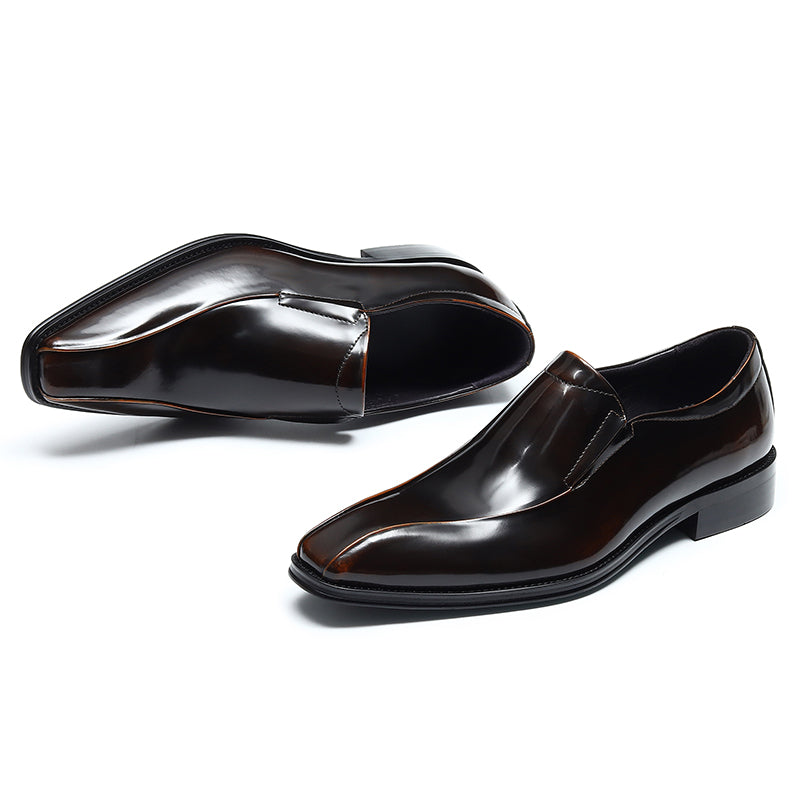 Men's Pointed-Toe Loafers Dress Shoes