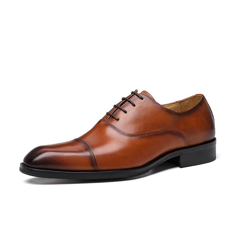 Men's Cap-Toe Oxford Dress Shoes