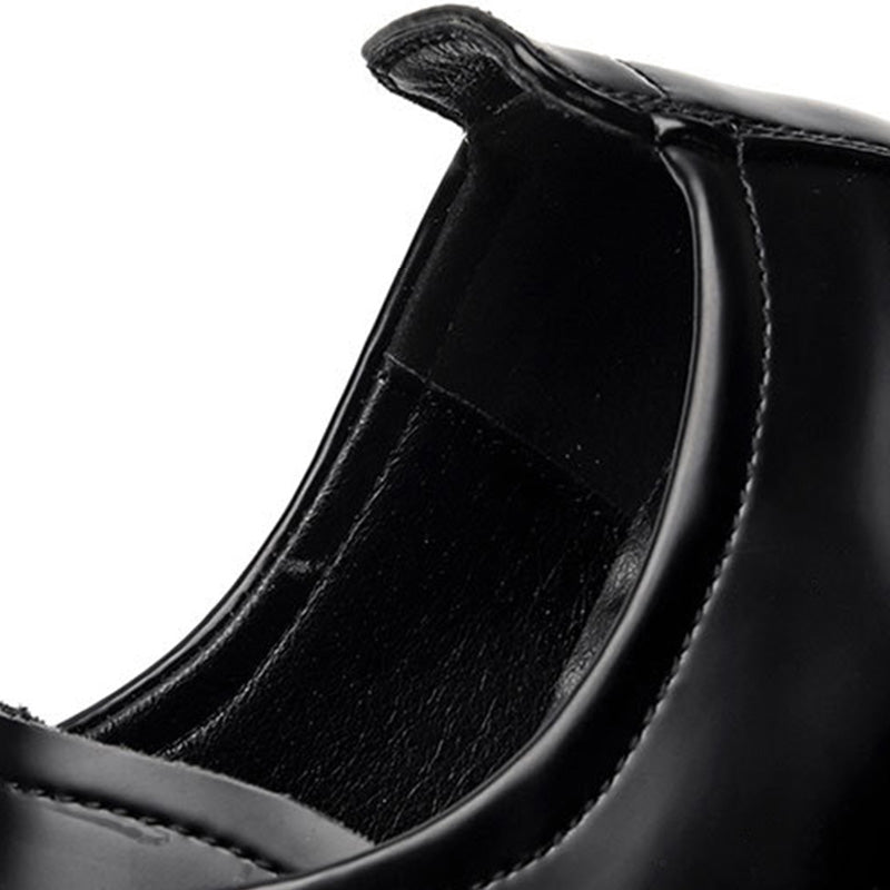 Men's Elevated Derby Shoes: Architectural Design & Metropolitan-Ready Versatility