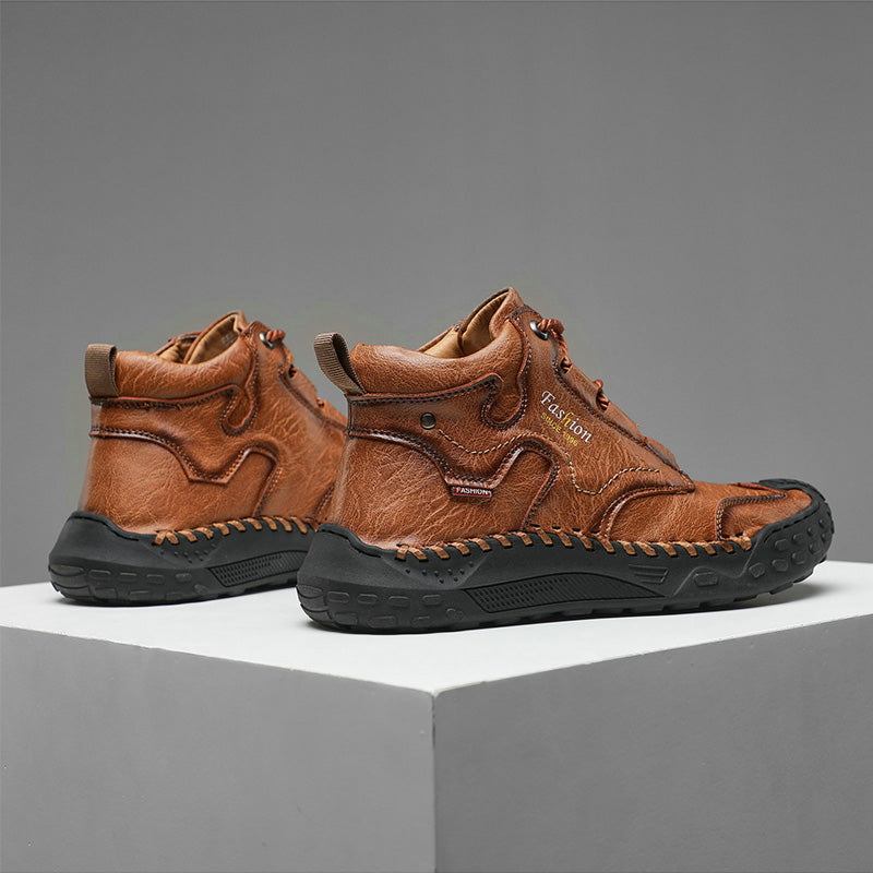 Heritage-Inspired Martin Boots: Artisan Stitching & Durable Construction