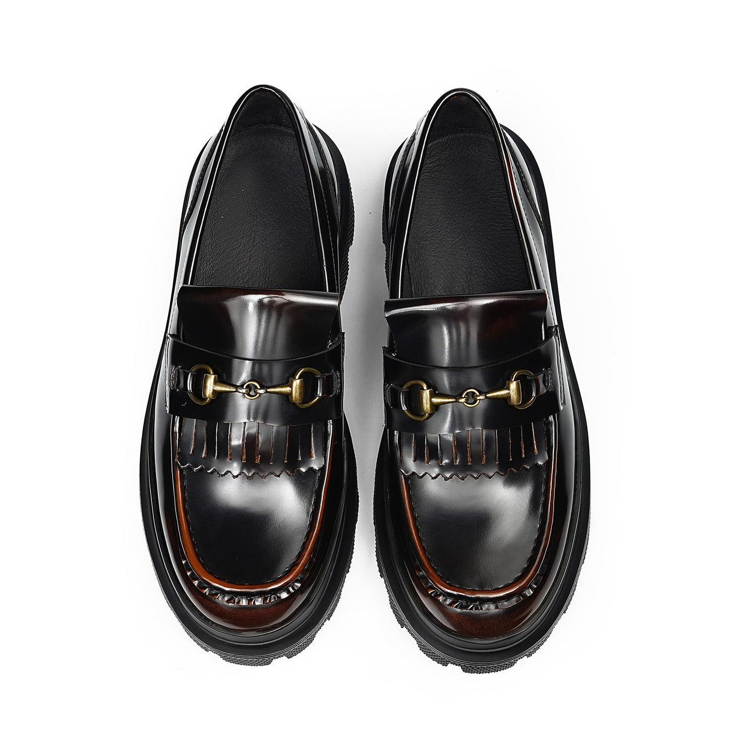 Men's Horsebit Loafers: Platform Sole & Timeless Hardware Detailing