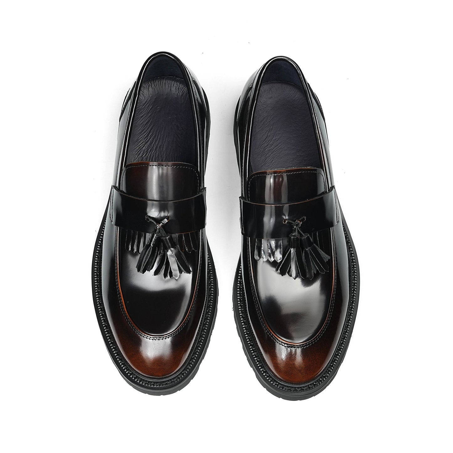 Men's Luminous Tassel Loafers: Artisan Detailing & Effortless Sophistication
