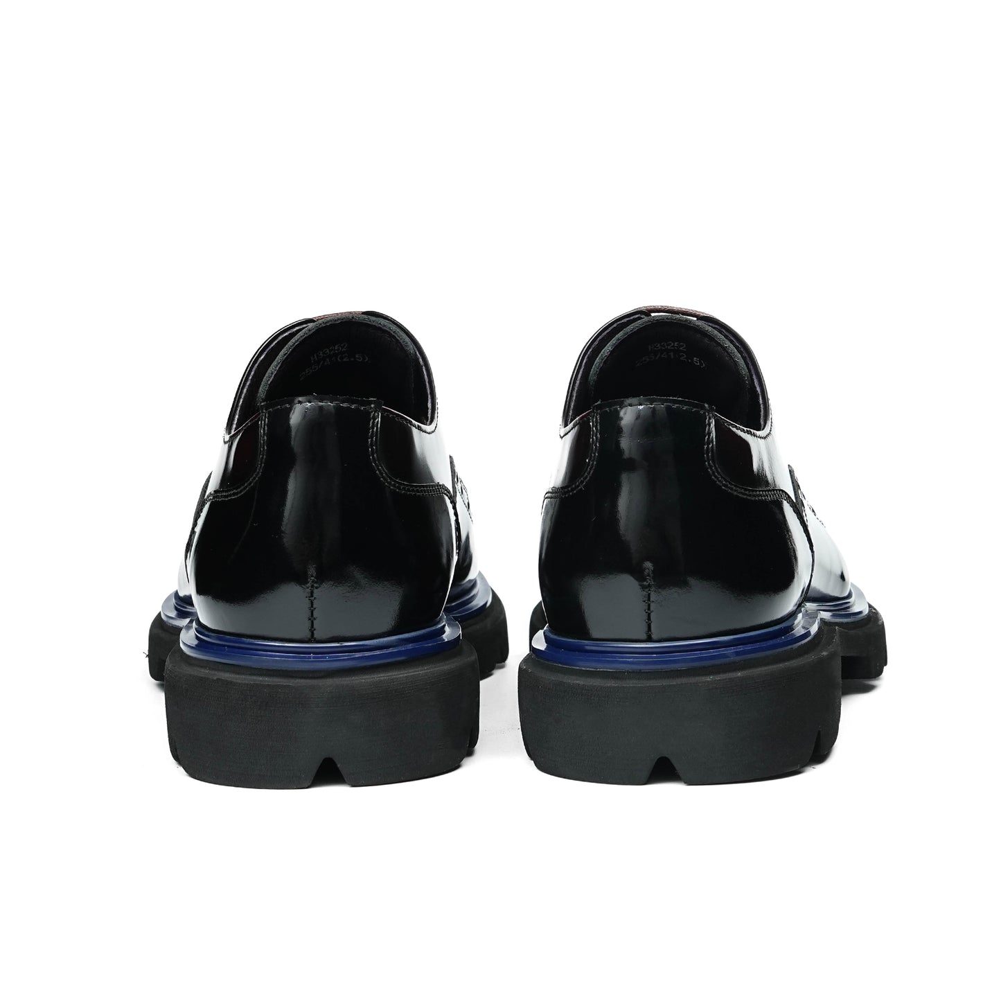 Men's Oxford Shoes: Contrast Accent & Platform Sole Design