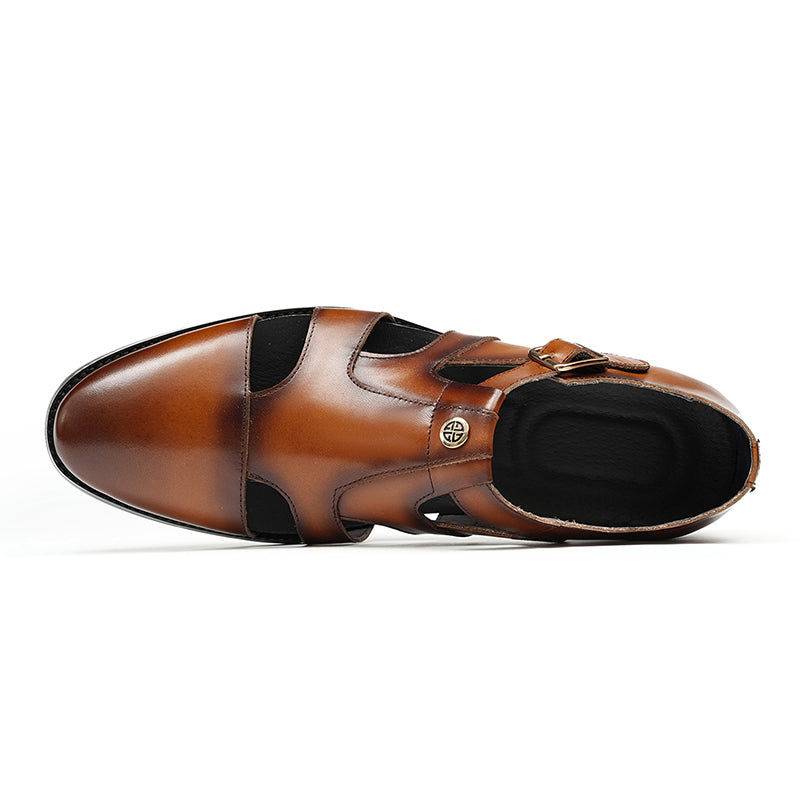 Men’s Roman Cutout Sandals Fisherman Shoes