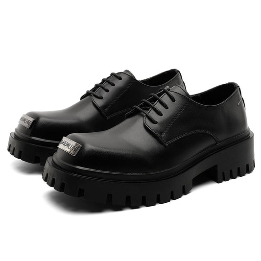 Men's Derby Shoes: Architectural Toe Detail & Elevated Comfort Foundation