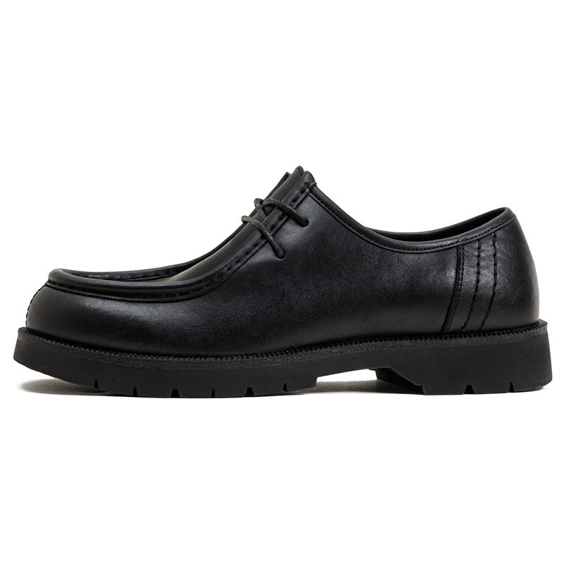 Men's Moccasins Shoes Crush on Retro: Rounded Toe Comfort & Sturdy Sole Design