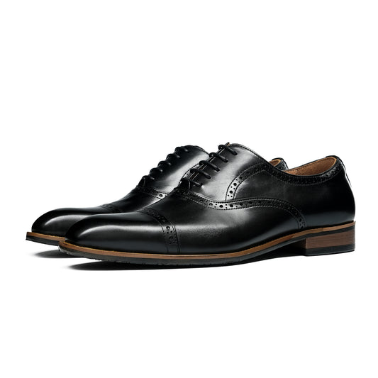 Men's Oxford Shoes: Heritage Three-Piece Brogue Artistry
