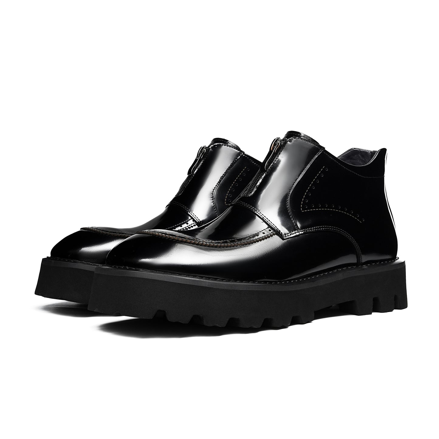 Men's Martin Boots: Front-Zip Narrative & Studio-Ready Polish