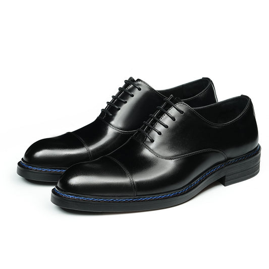 Men's Oxford Shoes: Artisan Stitching & Refined Toe Architecture