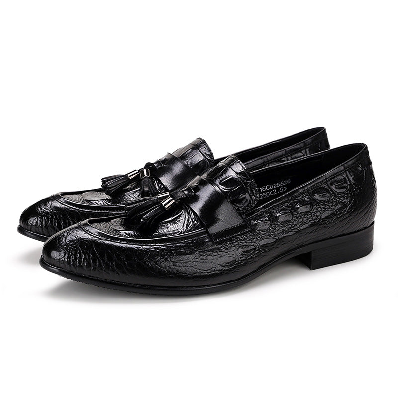 Handcrafted Men's Tassels Loafers