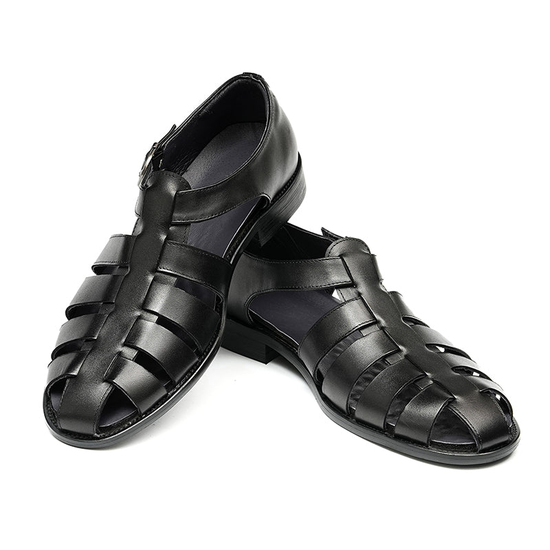 Classic Men’s Leather Fisherman Dress Sandals
