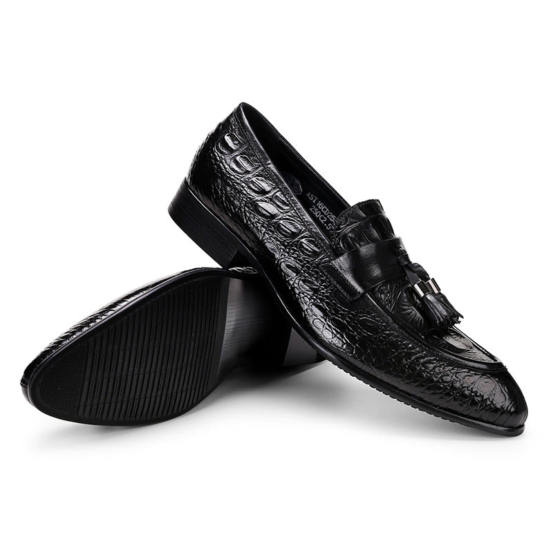 Handcrafted Men's Tassels Loafers