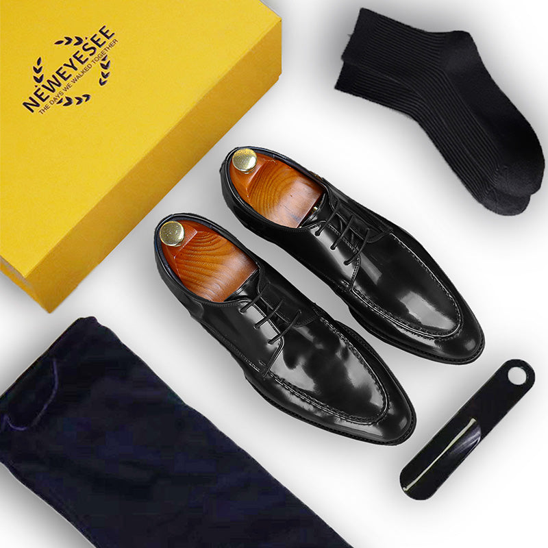 Men's Pointed-Toe Derby Shoes