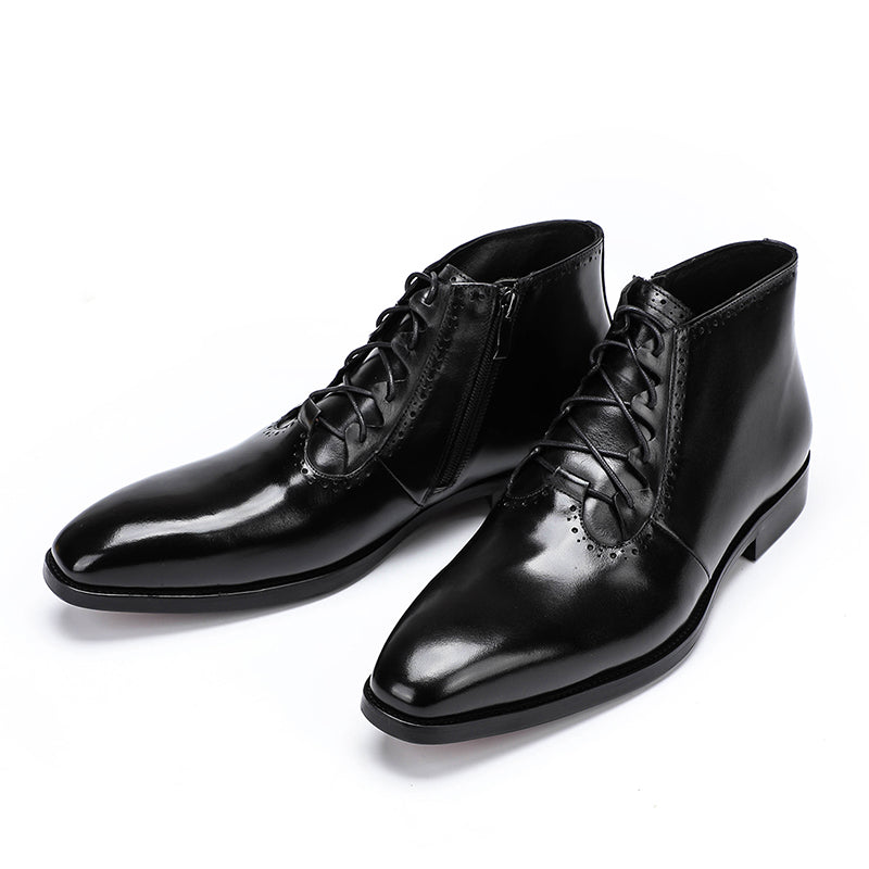 Men's Lace-Up Chelsea Boots